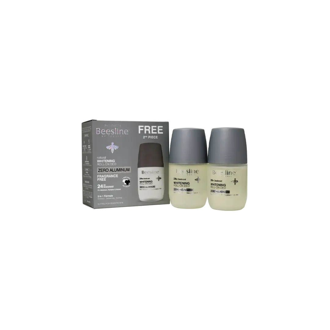 BEESLINE OFFER-WHITENING ROLL ON DEO 24h ZERO ALUMINUM (1+1)