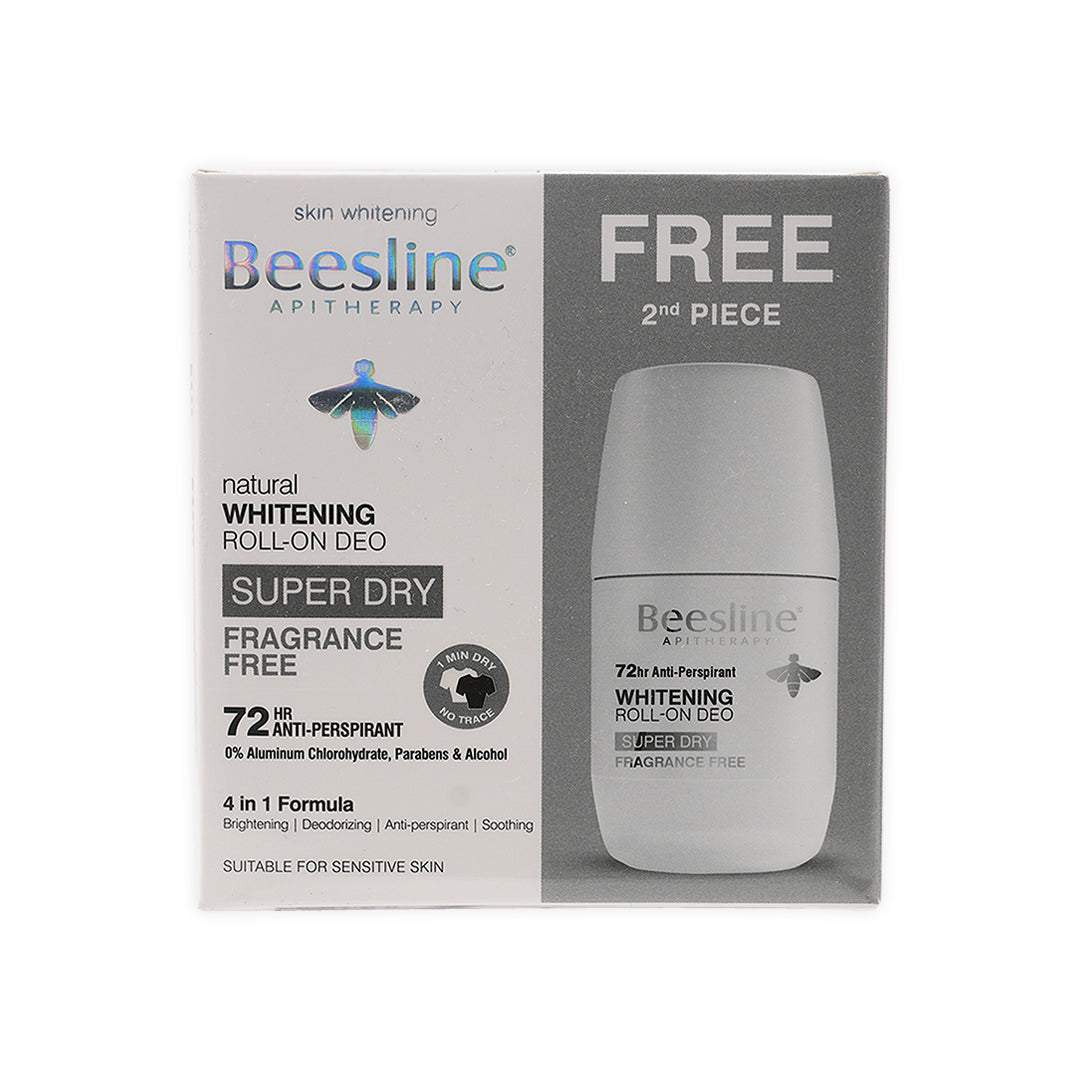 BEESLINE WHITENING ROLL ON DEO 72H FRA.FREE SKIN WHITE(1+1)