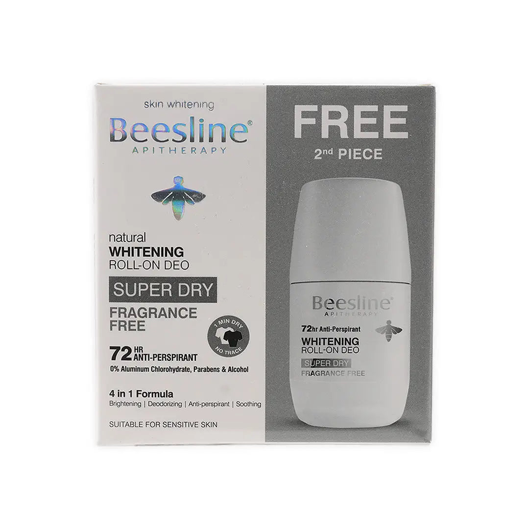 50372-Beesline Whitening Roll On Deo 72H Fra.Free Skin White(1+1)