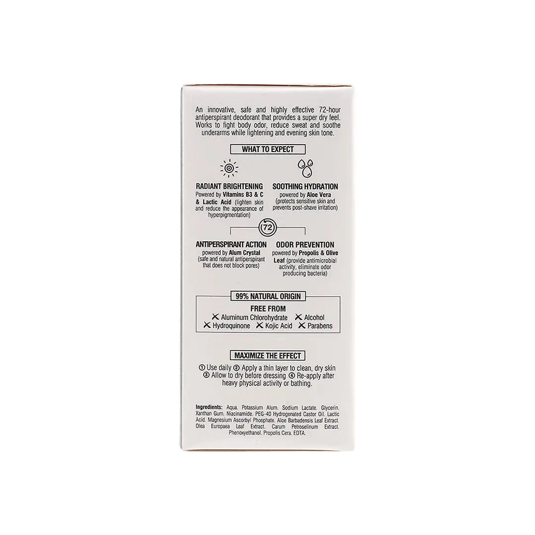 50372-Beesline Whitening Roll On Deo 72H Fra.Free Skin White(1+1) +1