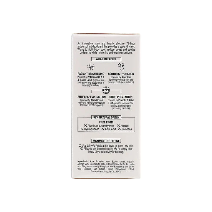 50372-Beesline Whitening Roll On Deo 72H Fra.Free Skin White(1+1) +1