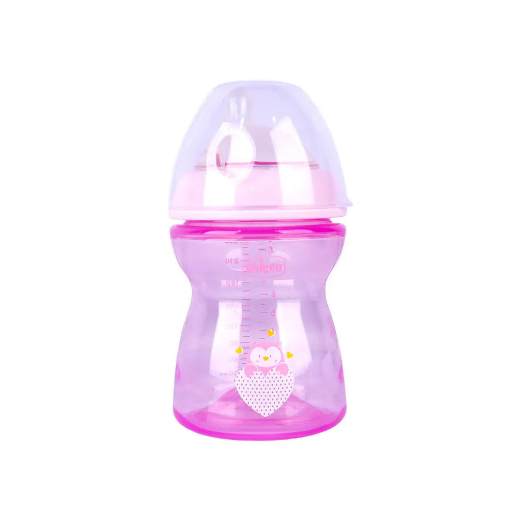 Chicco Natural Feeling Bottle Pink 250ml (2m+)