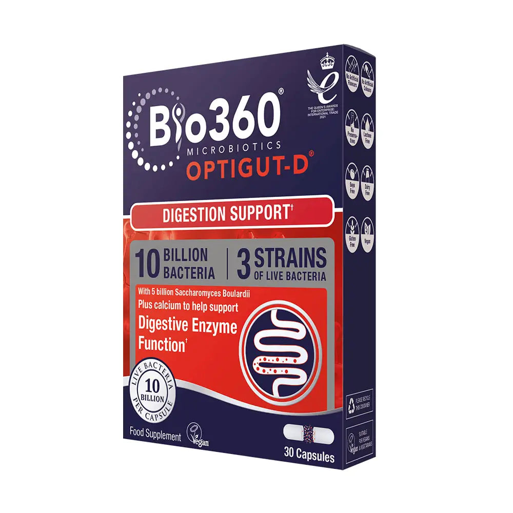 50398-Bio360 Optigut-D 10 Billion 30 Capsules
