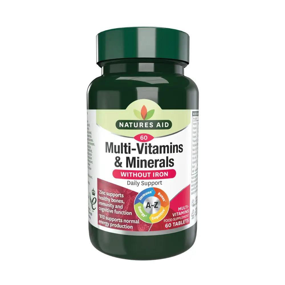 50399-Natures Aid Multi-Vitamins & Minerals 60 Tablets