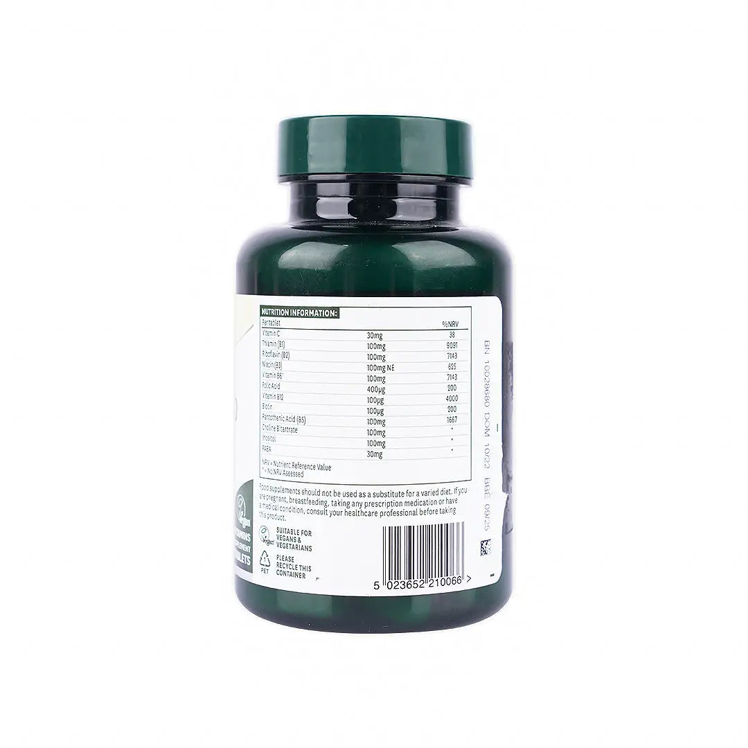 natures aid vitamin b 100 complex 60 tablets