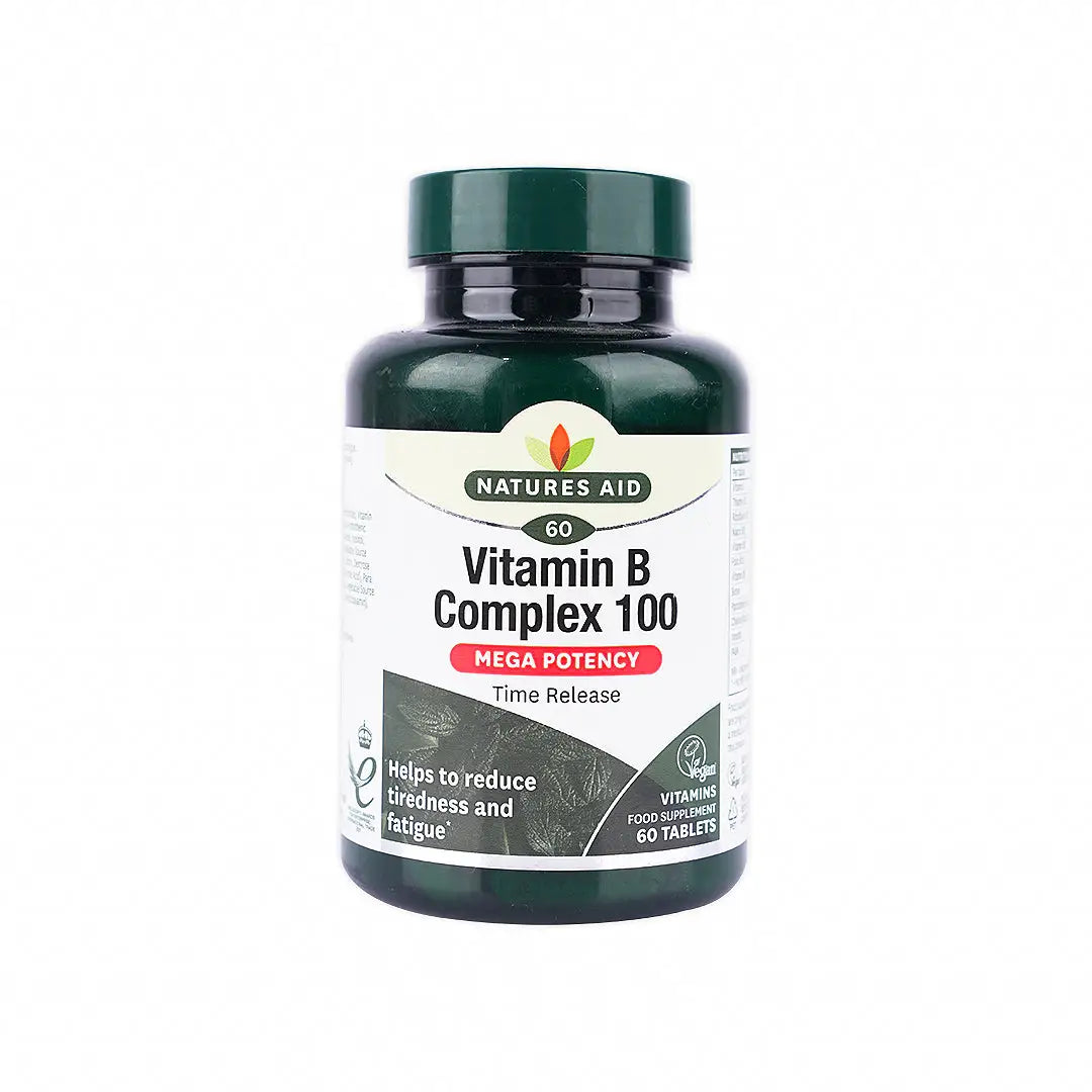 Natures Aid Vitamin B 100 Complex 60 Tablets