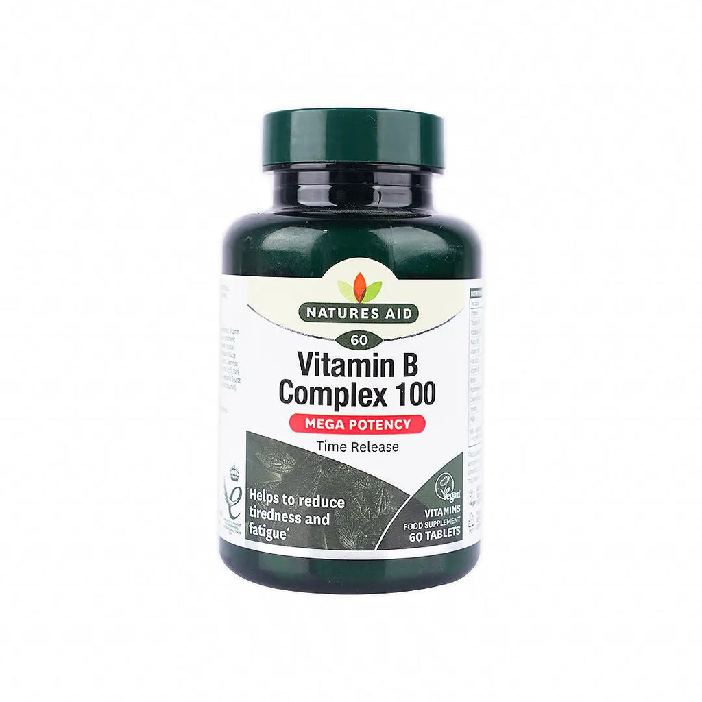 Natures Aid Vitamin B 100 Complex 60 Tablets