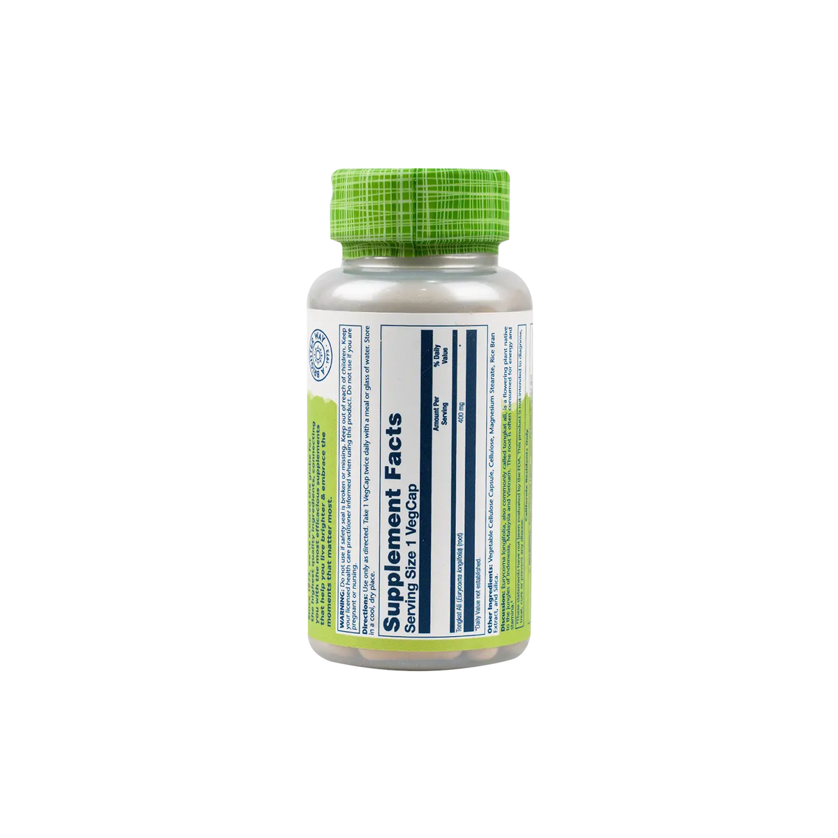 50416-Solaray Tongkat Ali 400Mg 60 Veg Caps +1