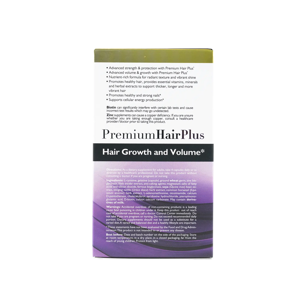 50420-Fit 4 Life Premium Hair Plus 90 Capsules +1