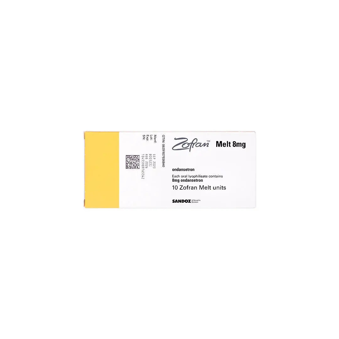 50424-Zofran Melt 8Mg 10 Tablets +3