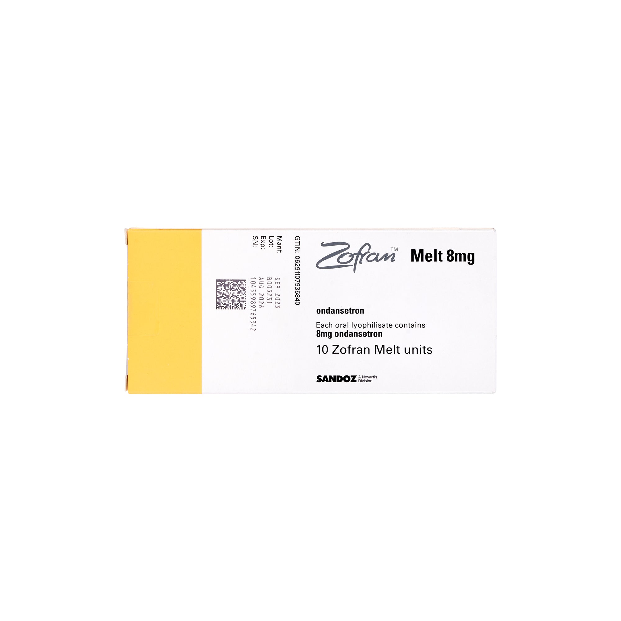 50424-Zofran Melt 8Mg 10  Tablets
