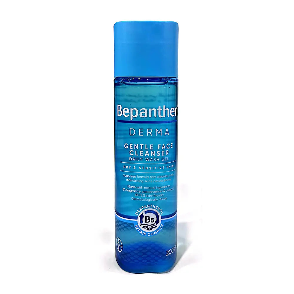 BEPANTHEN DERMA GENTLE FACE CLEANSER DAILY WASH GEL 200ML