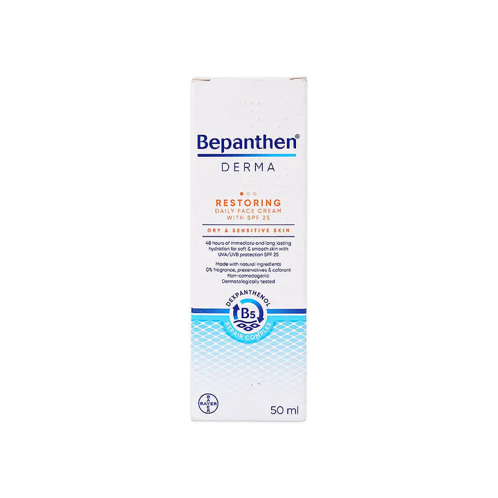 50428-Bepanthen Derma Restoring Face Cream With SPF 25 50Ml +2