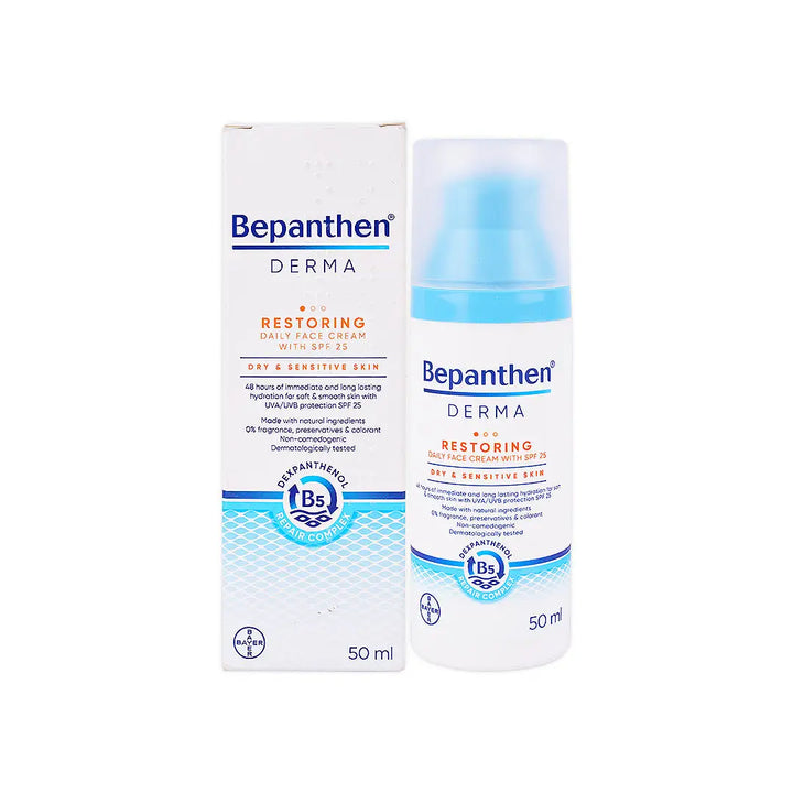 50428-Bepanthen Derma Restoring Face Cream With SPF 25 50Ml +1