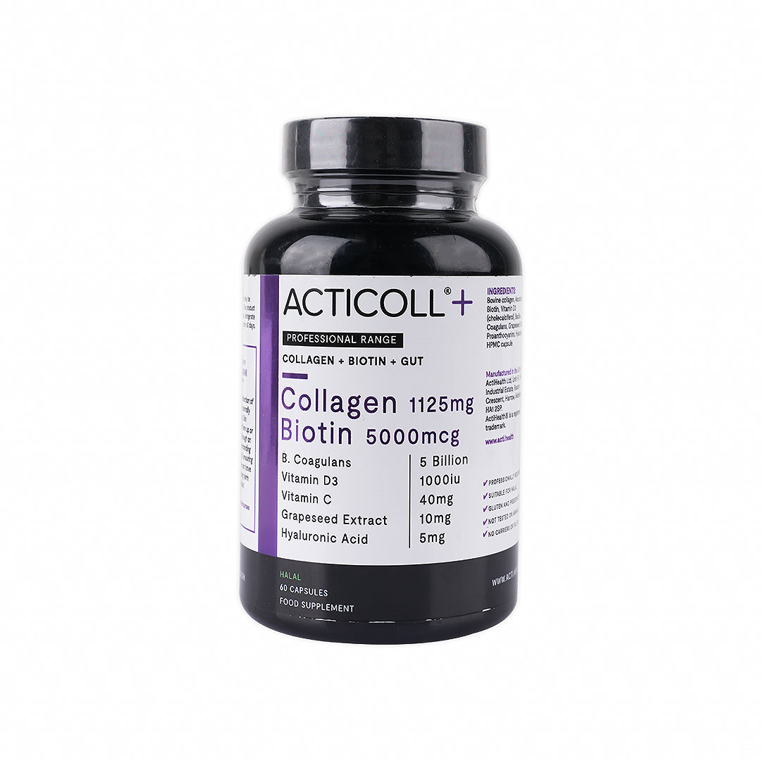 ACTICOLL+ COLLAGEN 1125MG BIOTIN  5000MCG 60 CAPS
