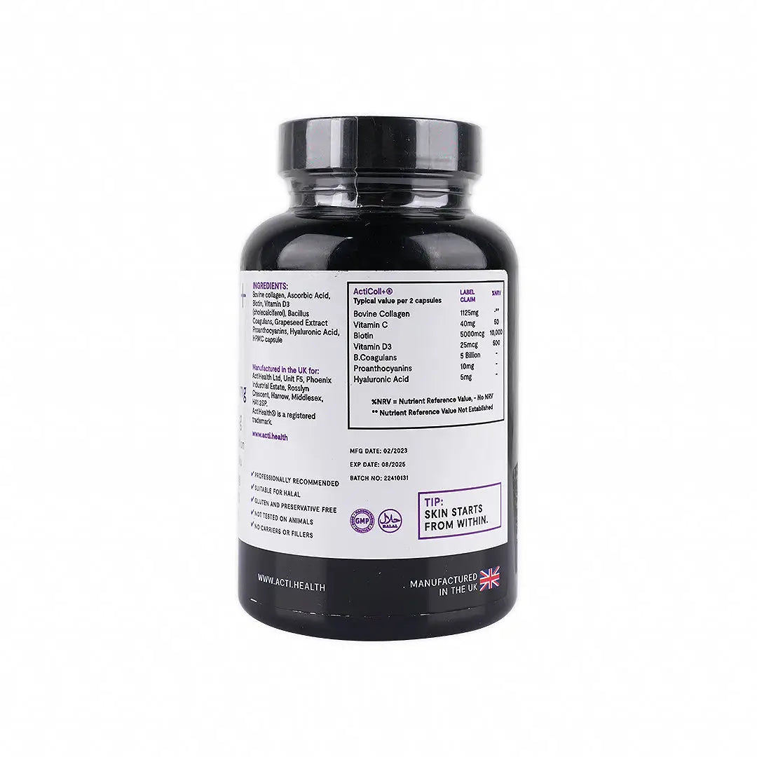 ACTICOLL+ COLLAGEN 1125MG BIOTIN  5000MCG 60 CAPS