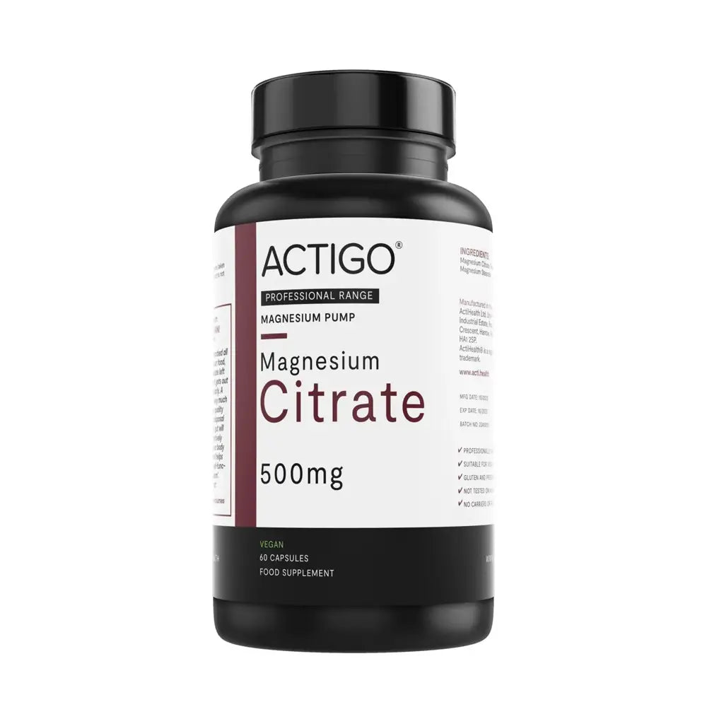 50439-Actigo Magnesium Citrate 500Mg 60 Capsules