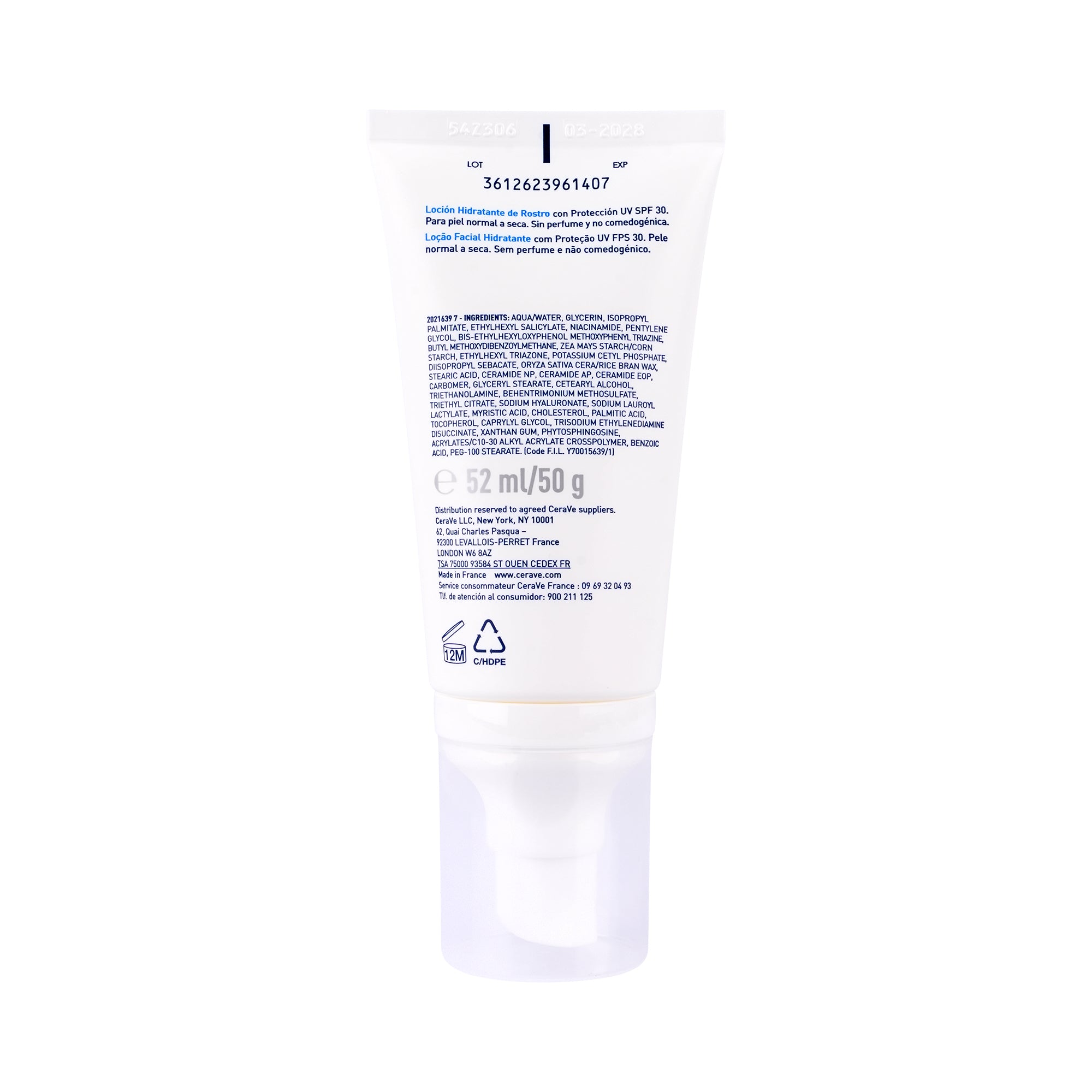 50446-Cerave Facial Moisturizing Lotion Am SPF30 52Ml +5