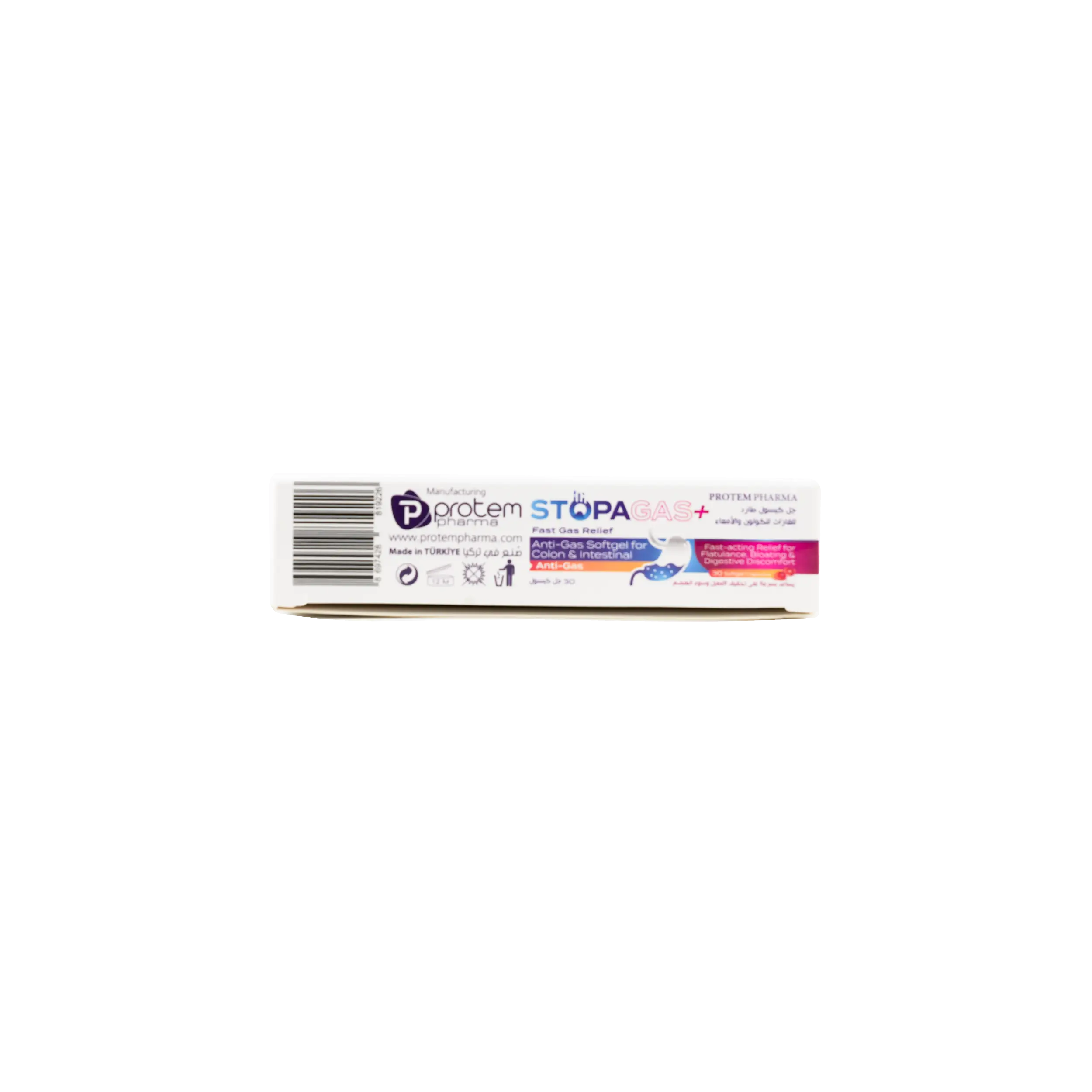Pro Tem Fee Buy PROTEM PHARMA STOPA GAS+ 30 SOFTGEL CAPSULES Online | Pharmazone Kuwait