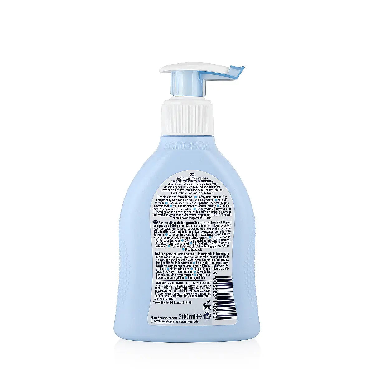 50451-Sanosan Baby Bath & Shampoo 200ml +1