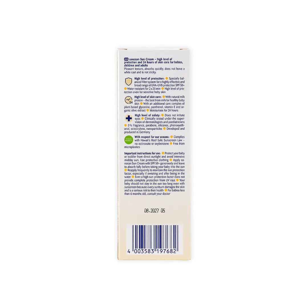 50460-Sanosan Baby Sun Cream SPF50+ 75ml +5