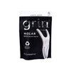 Grin Molar Floss Pic Black 75pcs
