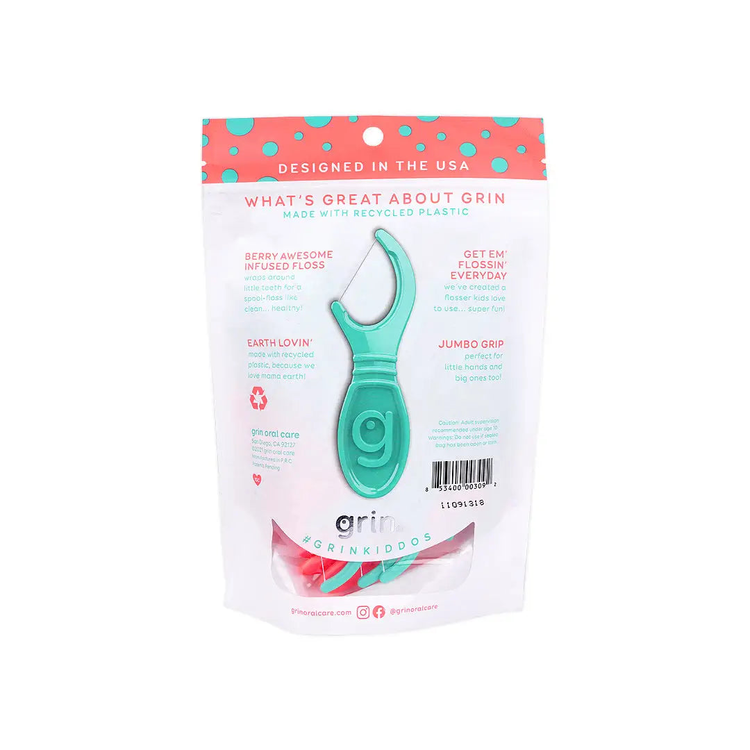 Grin Kids Floss Pic 80pcs