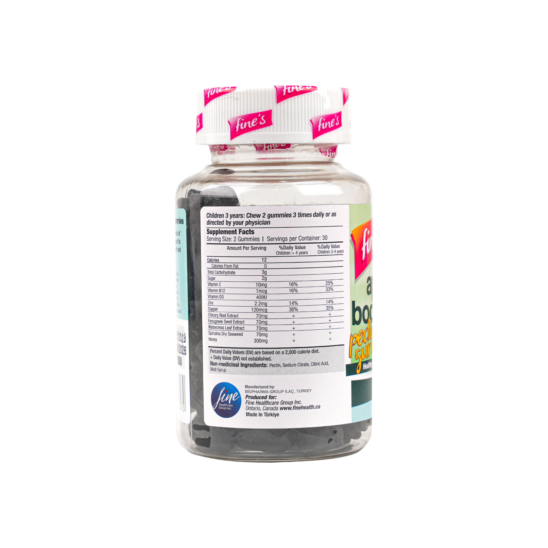 Fine's Children spirulina+ Appetite Booster  60gummies