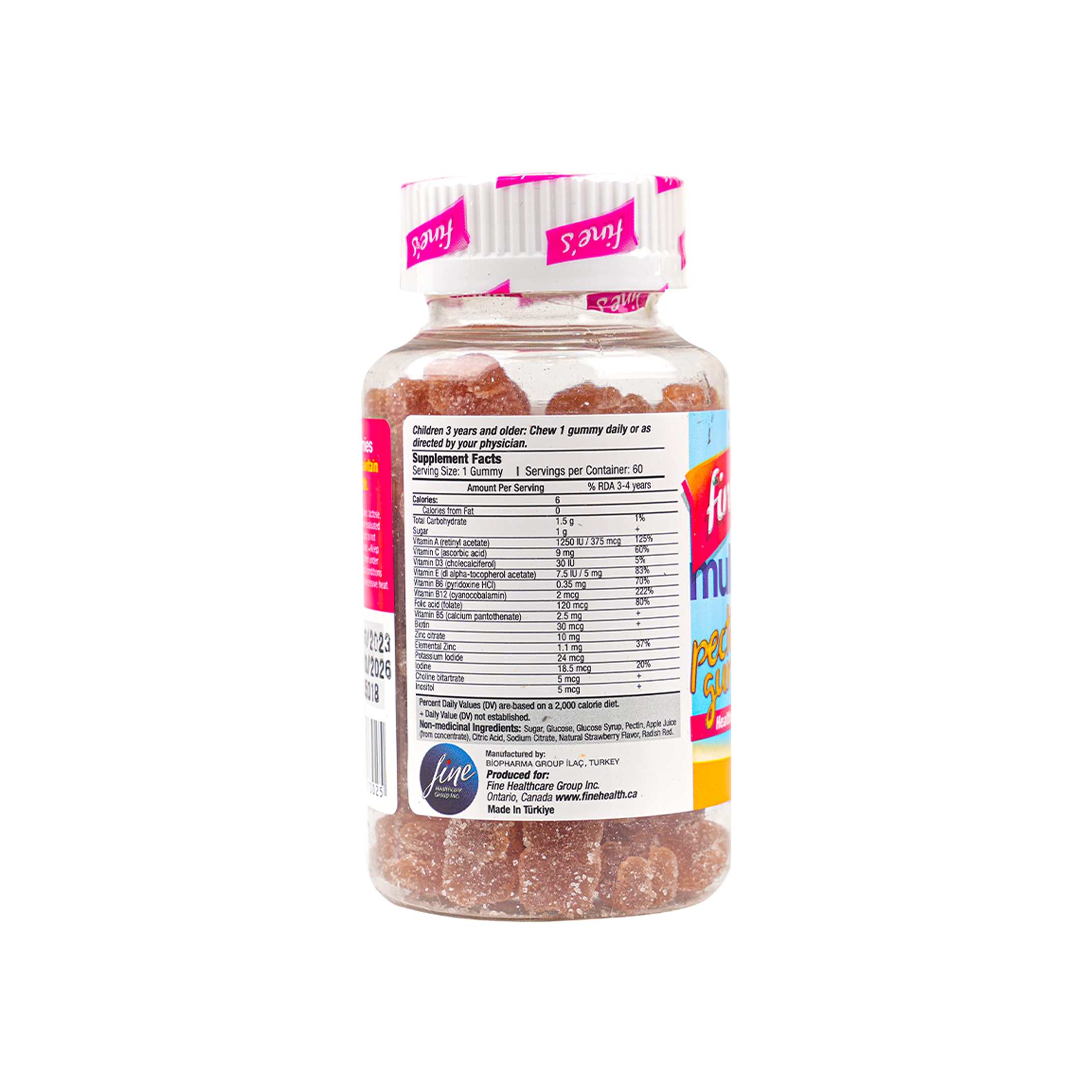 Fine's Children Multivitamin 60gummies