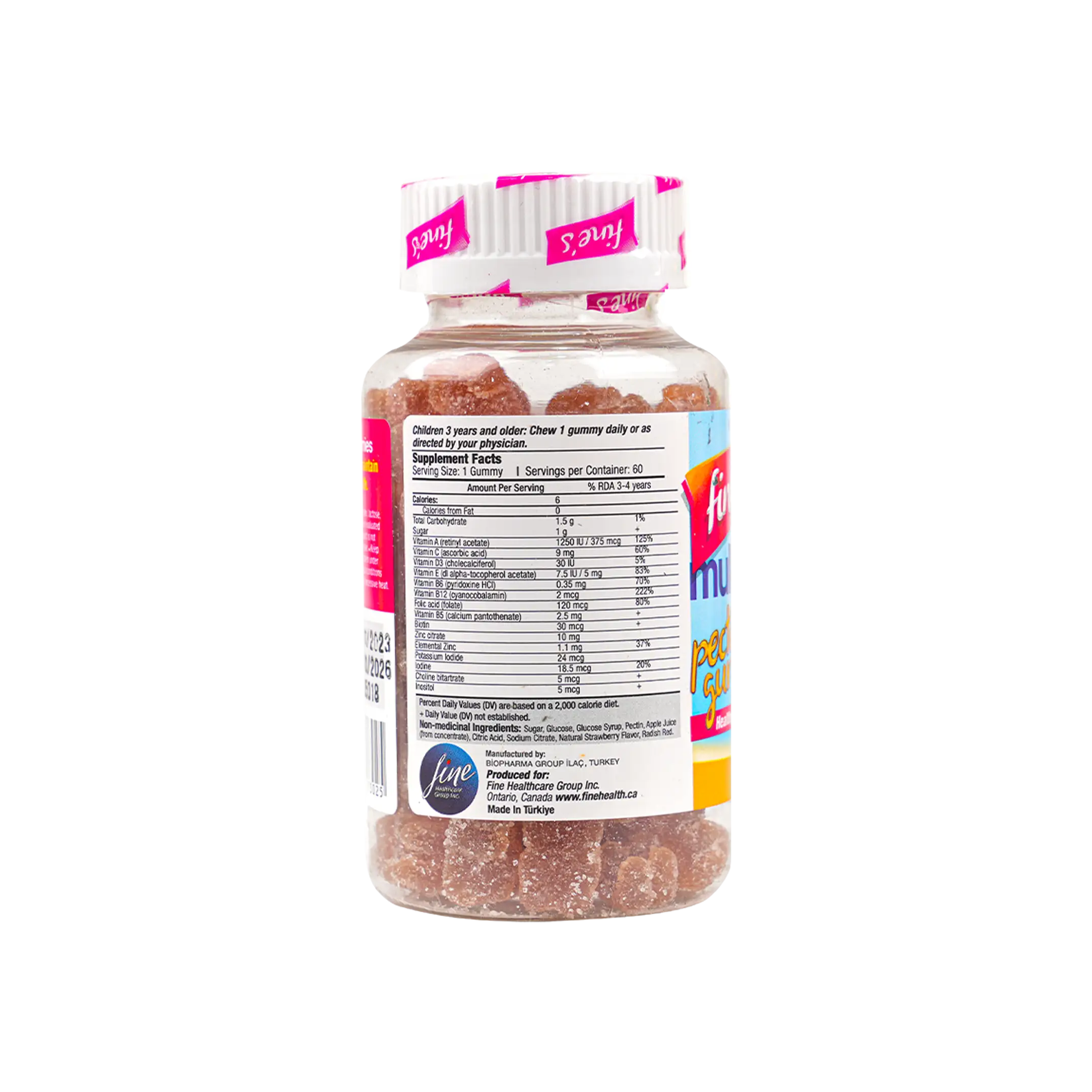 Fine's Children Multivitamin 60gummies