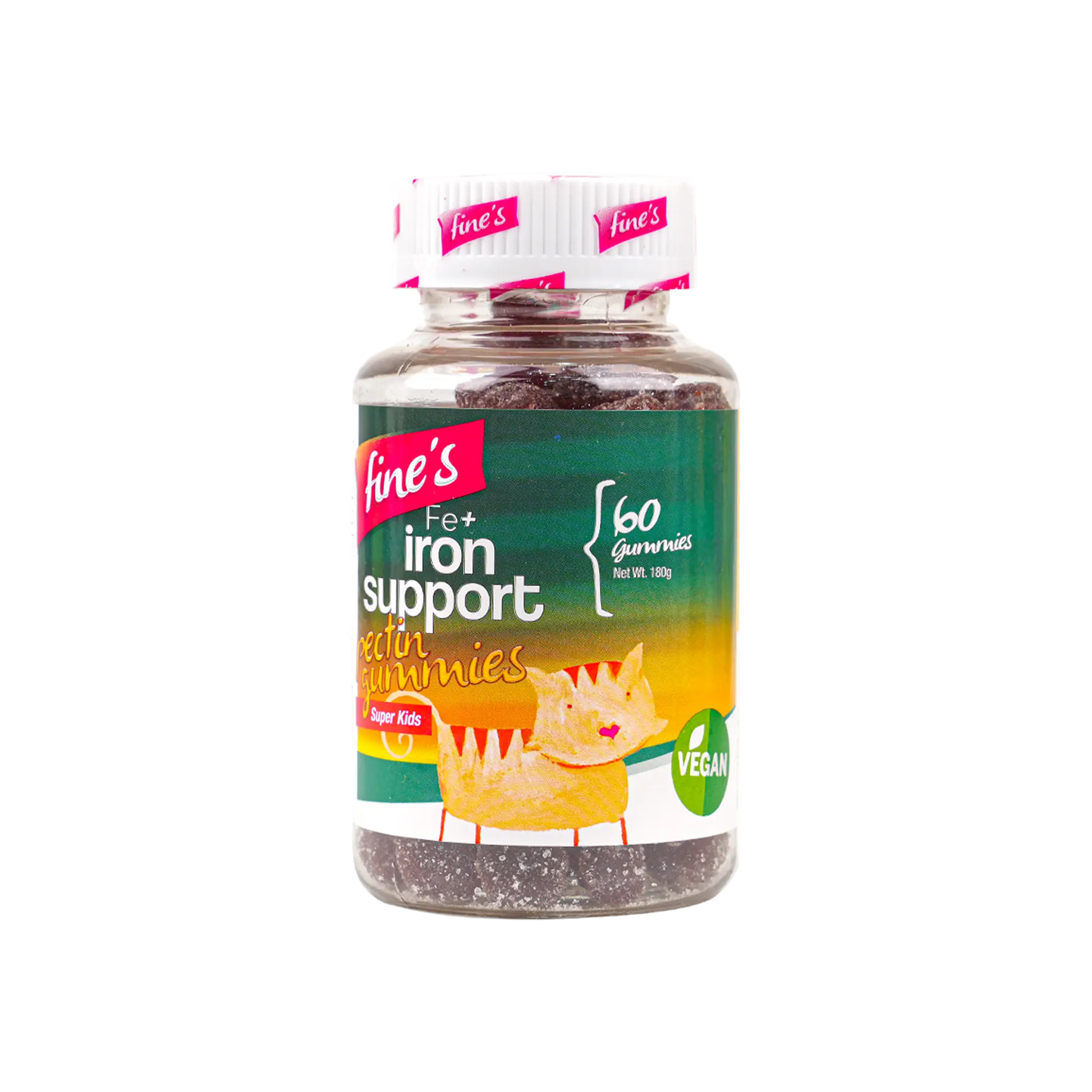 Fine’s Children Fe + Iron Support 60gummies