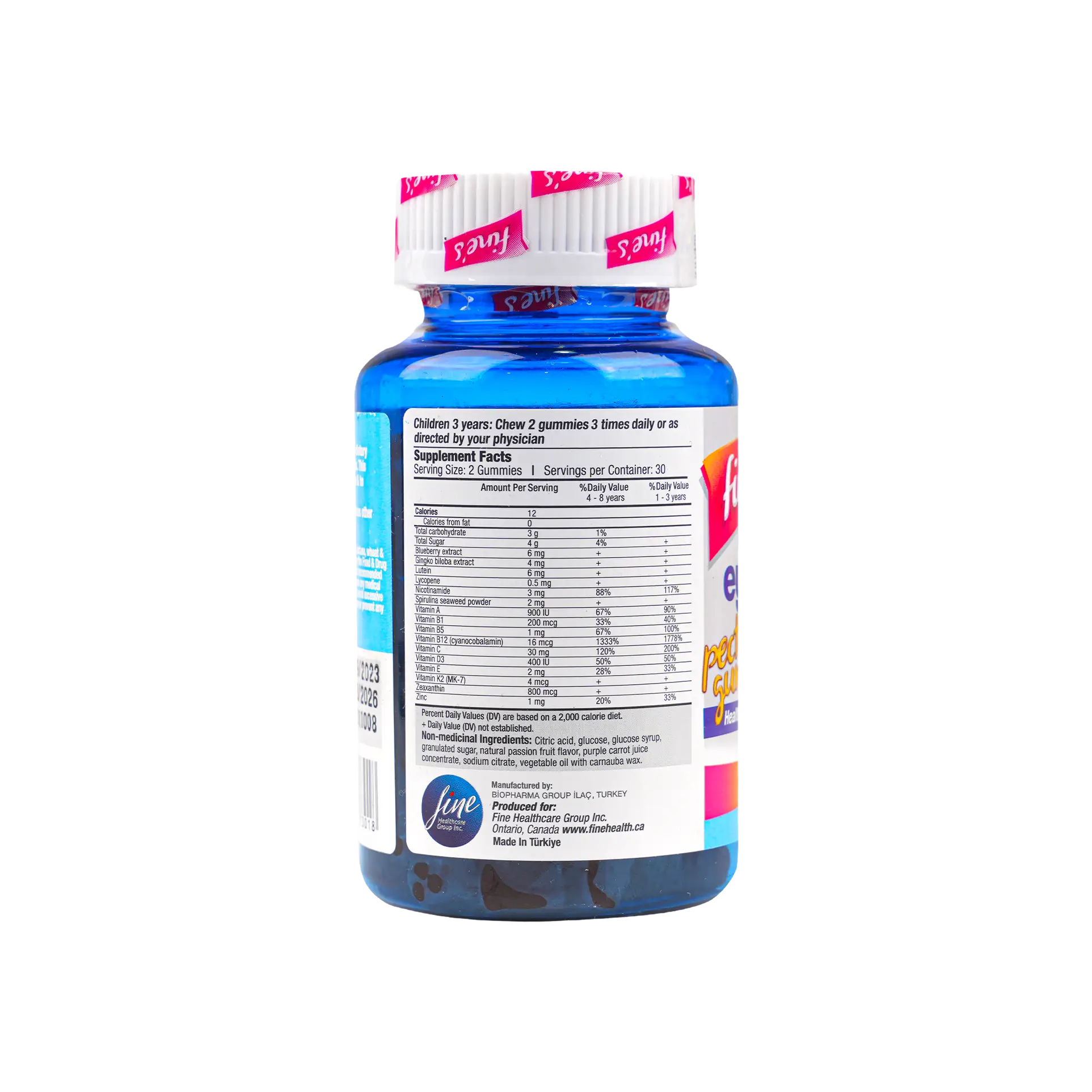 Fine’s Children Lutein + Eye Care 60 Gummies