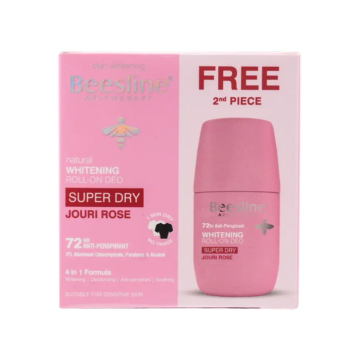 50497-Beesline Offer-Whitening Roll On Deo 72H Jouri Rose (1+1) +1
