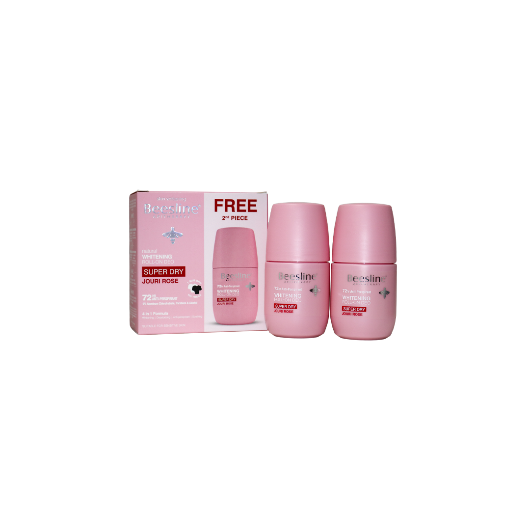 BEESLINE OFFER-WHITENING ROLL ON DEO 72H JOURI ROSE (1+1)