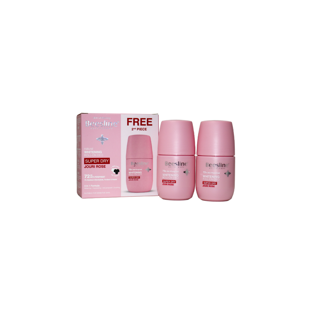 BEESLINE OFFER-WHITENING ROLL ON DEO 72H JOURI ROSE (1+1)