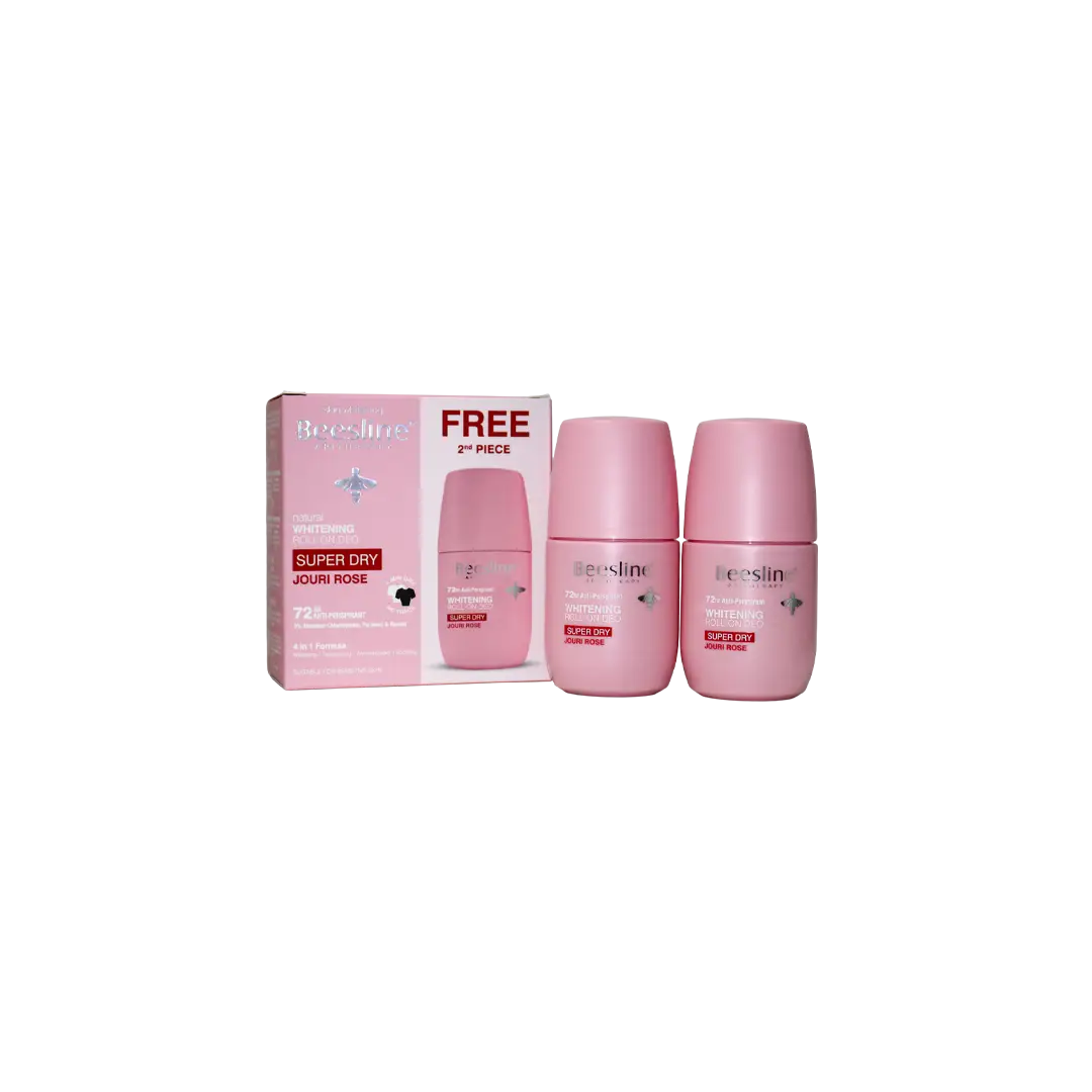 BEESLINE OFFER-WHITENING ROLL ON DEO 72H JOURI ROSE (1 + 1)