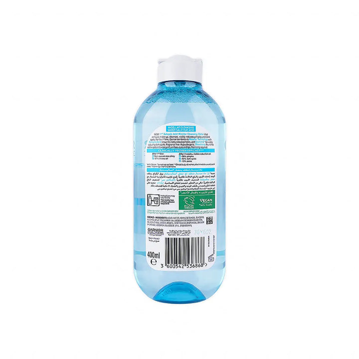 50499-Garnier Micellar Cleansing Water Salicylic Acid 400ml +1