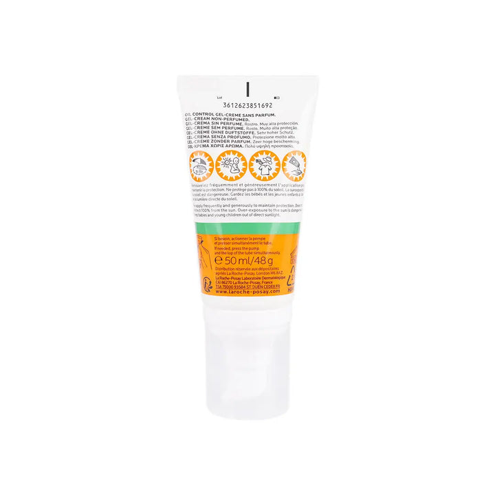50507-La Roche-Posay Anthelios SPF50+ Oil Control Gel-Cream 50Ml +3