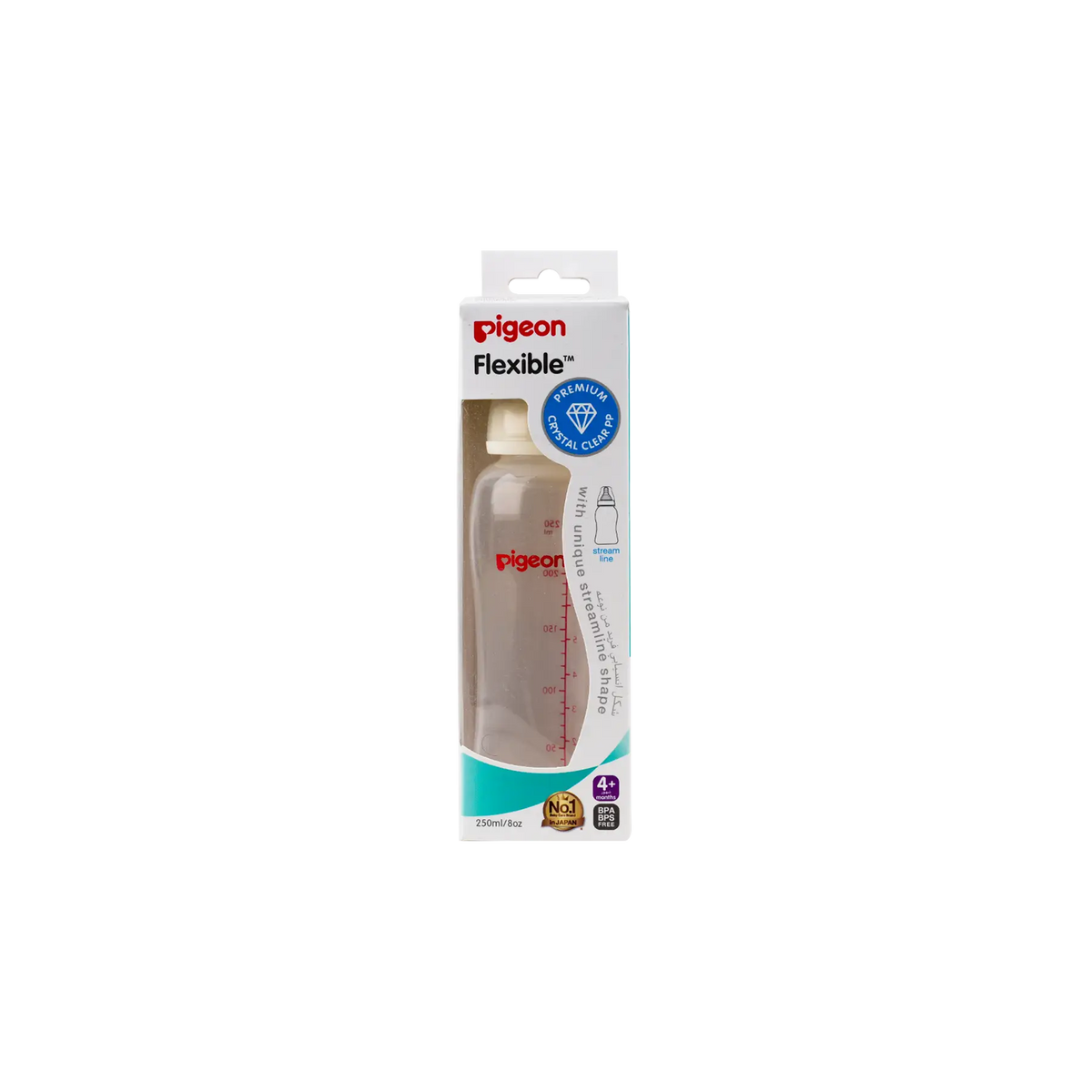 50516-Pigeon Flexible Bottle 250ml +4m-PA26652