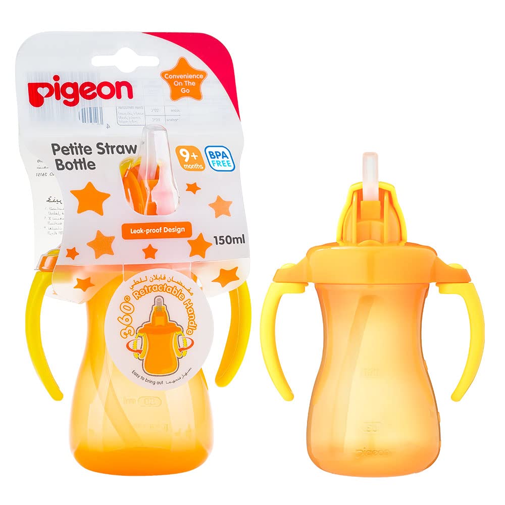 PIGEON PETITE STRAW BOTTLE 9+M 150ML - 26151