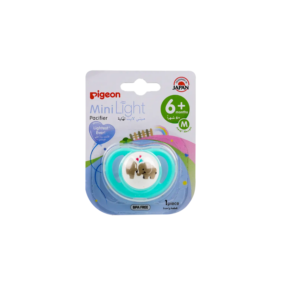 50525-Pigeon Mini Light Pacifier +6m 1Pcs M-78462