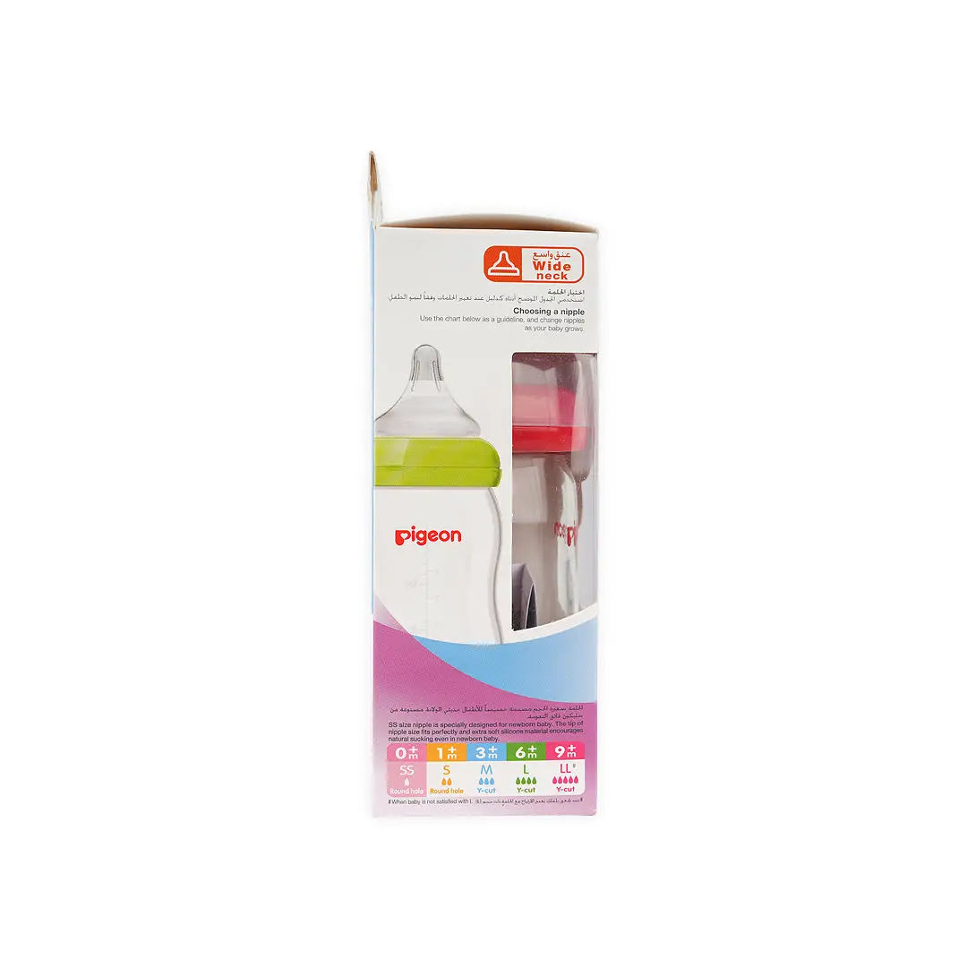 Pigeon Softouch Glass Bottle _0m 160ml-PA00487