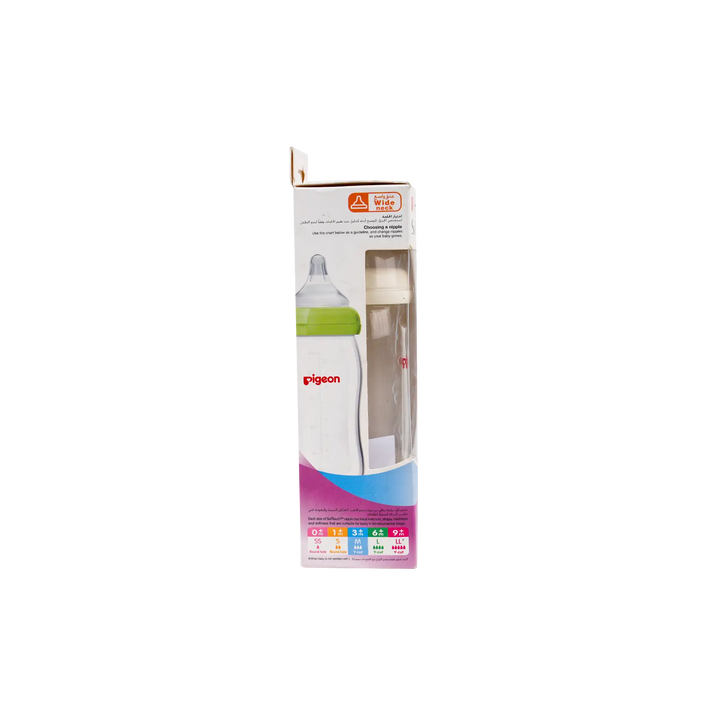 50530-Pigeon Softouch Glass Bottle +3m 240ml-PA00488