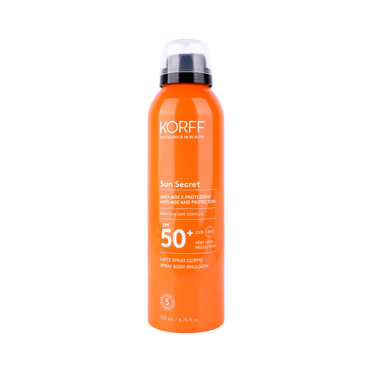 50539-Korff Sun Secret Anti-Age & Protection SPF 50+ 200ml