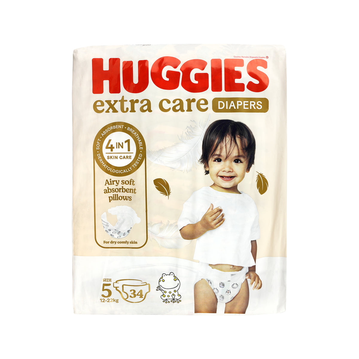 50541-Huggies Extra Care No 5 (12-22Kg) 34Pcs