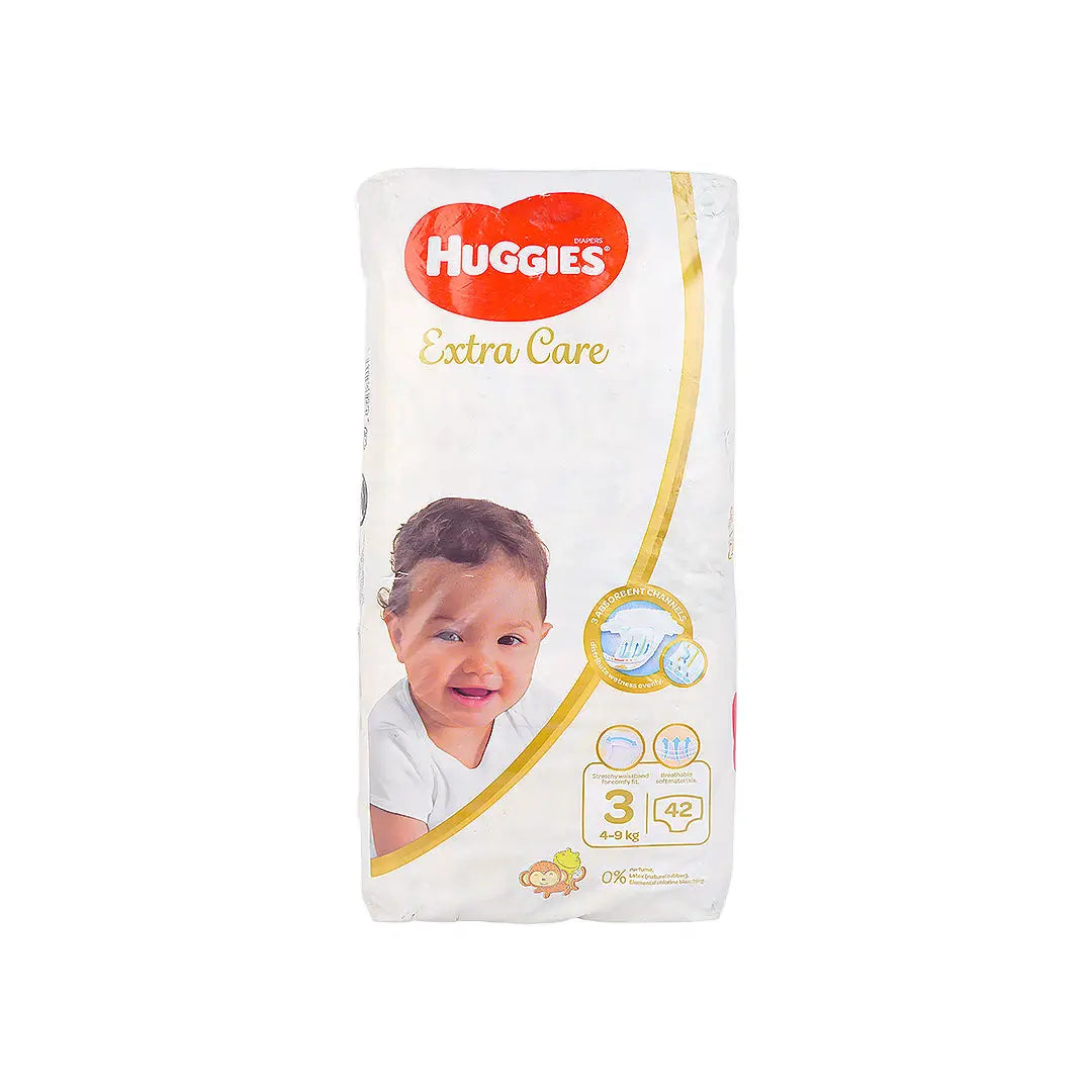 Huggies Extra Care No.3 (4-9Kg) 42Pcs