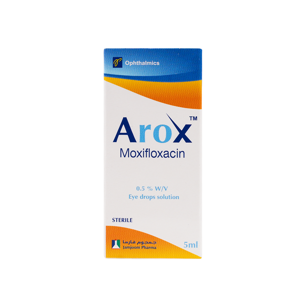 AROX MOXIFLOXACIN 0.5%  EYE DROPS SOLUTION 5ML