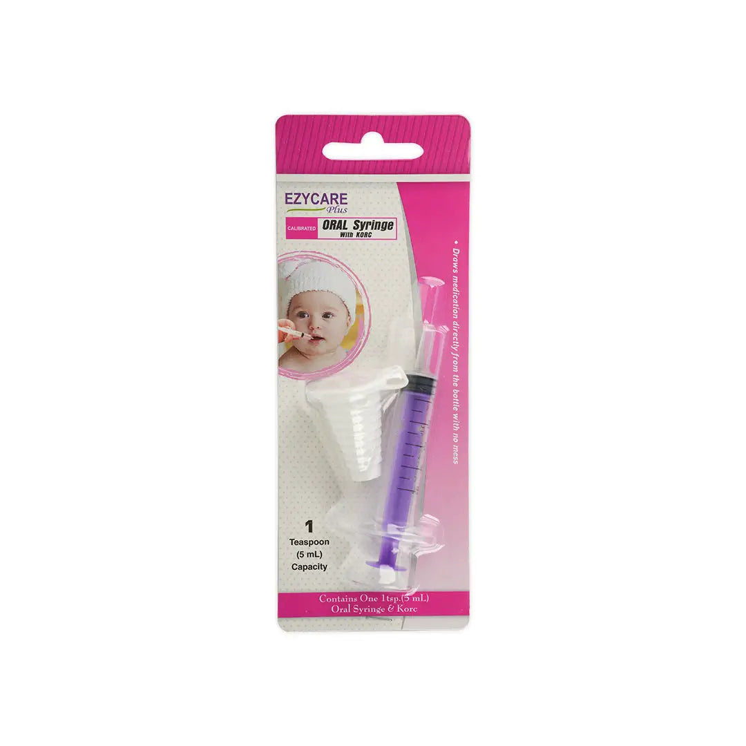 EZYCARE PLUS ORAL SYRINGE WITH KORC 5ML-17008