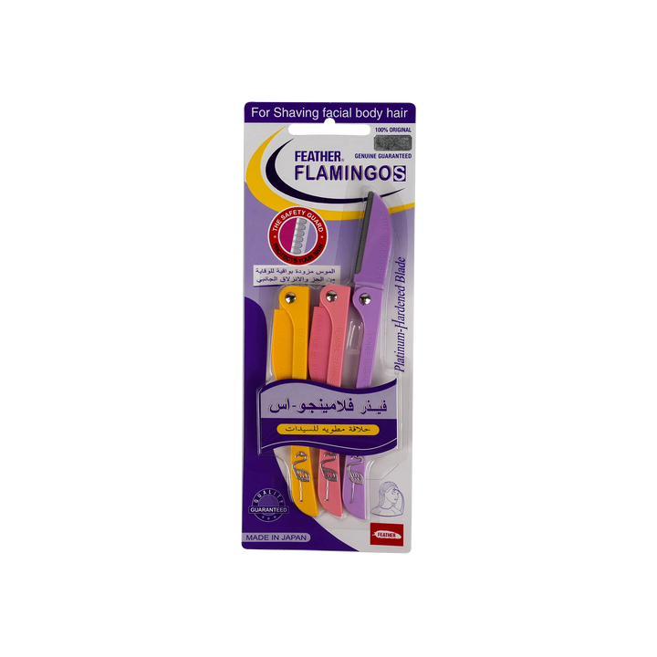 50580-Flamingo Feathers Ladies Large Flop Blades