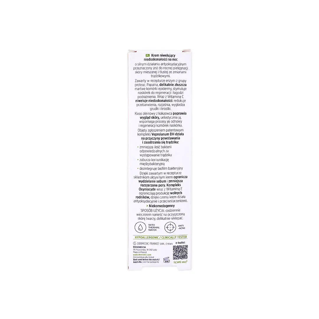 Dermedic Normacne Anti-Imperfections Night Cream 40Ml